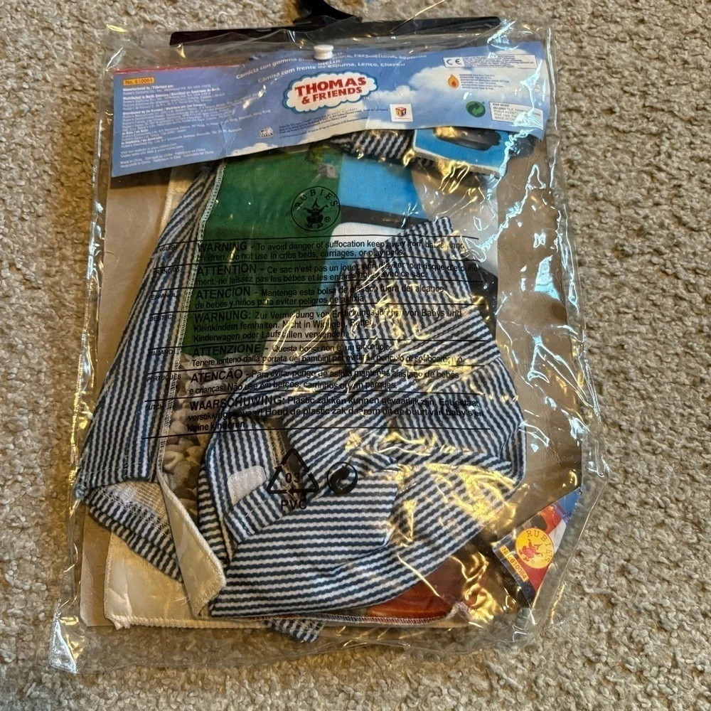 Vintage Thomas & Friends Child Costume Train Small 3-4 Halloween Conductor